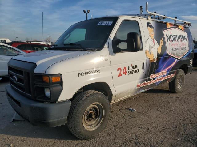 Salvage trucks for sale at Indianapolis, IN auction: 2012 Ford Econoline
