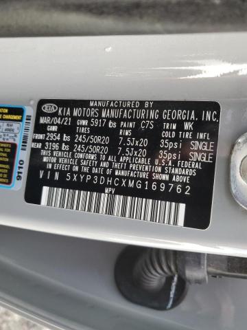 5XYP3DHCXMG169762 KIA Telluride Ex