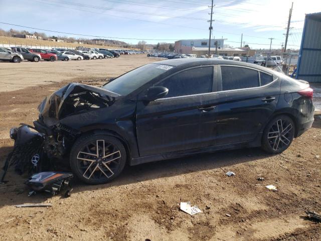 Salvage cars for sale from Copart Colorado Springs, CO: 2019 Hyundai Elantra SP