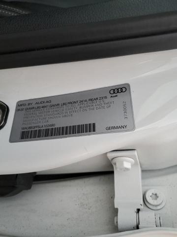 2020 AUDI A3 S-LINE WAUBEGFF5LA102680
