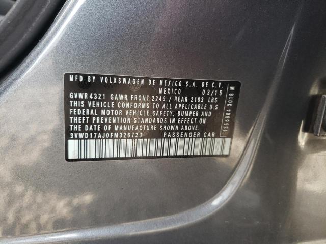 2015 VOLKSWAGEN JETTA SE - 3VWD17AJ0FM326723