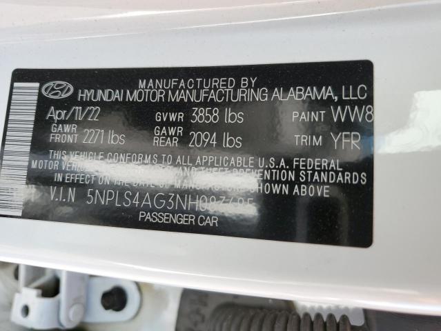 2022 HYUNDAI ELANTRA SE - 5NPLS4AG3NH083685