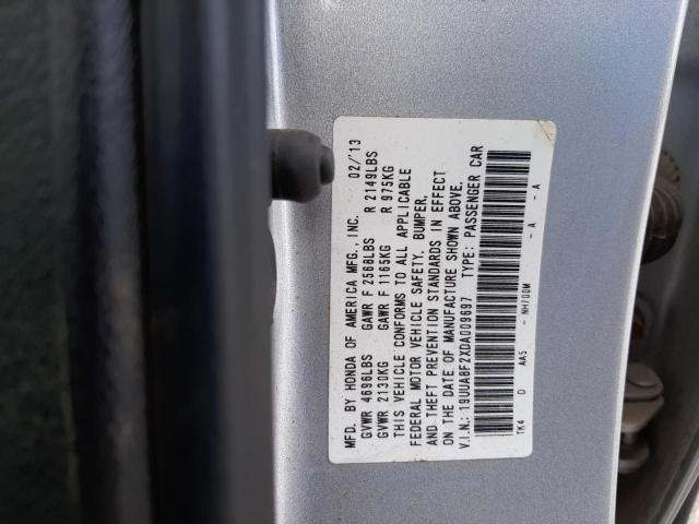 19UUA8F2XDA009697 Acura TL