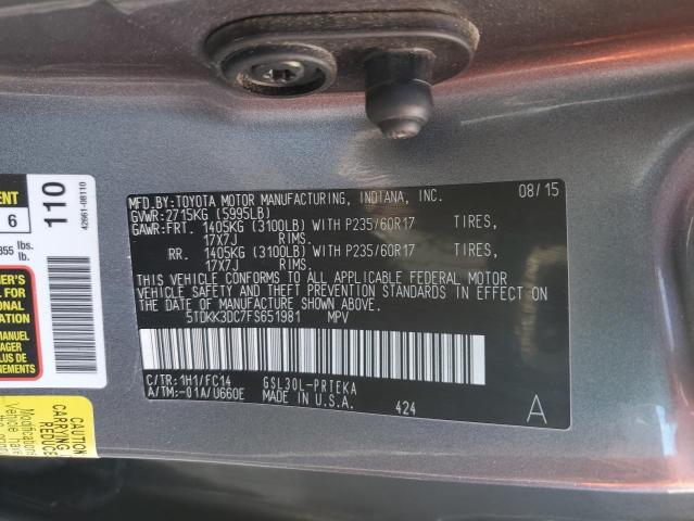 2015 TOYOTA SIENNA LE - 5TDKK3DC7FS651981