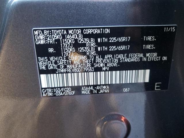 2016 TOYOTA RAV4 XLE - JTMRFREV8GD179583