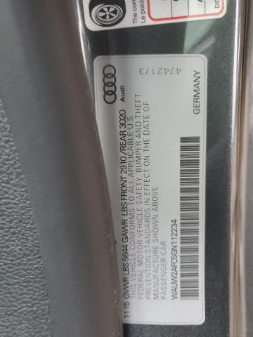 2016 AUDI S7 PRESTIG - WAUW2AFC5GN112234