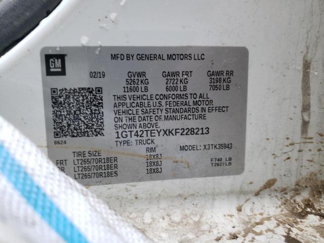 1GT42TEYXKF228213 GMC Sierra K3500