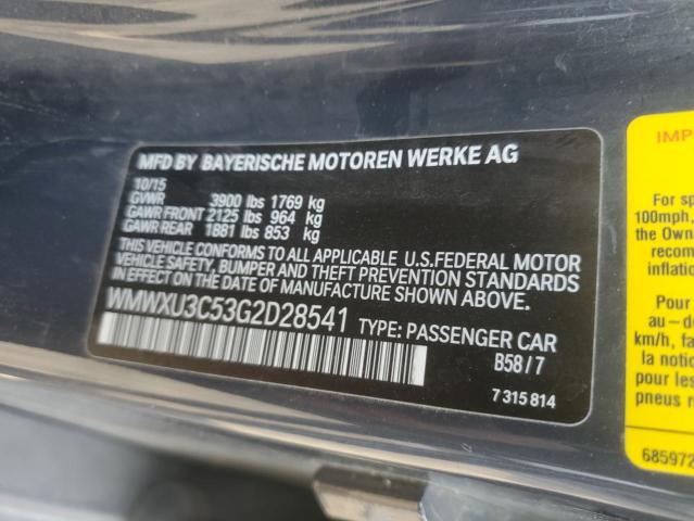 WMWXU3C53G2D28541 Mini COOPER S