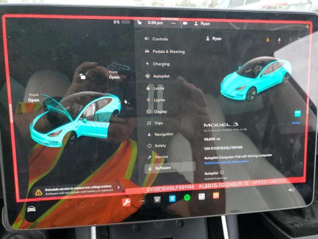 5YJ3E1EA9LF591148 Tesla MODEL 3