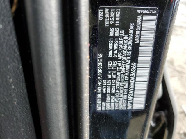 2021 PORSCHE CAYENNE TU - WP1AF2AY6MDA36369