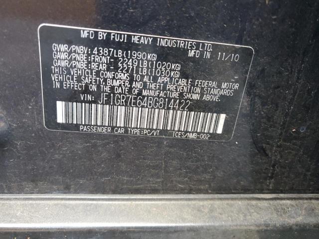 JF1GR7E64BG814422 Subaru Impreza Wrx