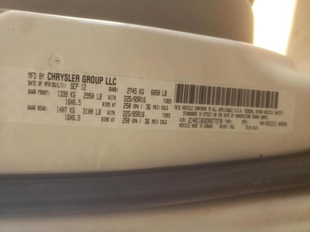 VIN 2C4RC1BG9DR577278 2013 CHRYSLER MINIVAN no.13