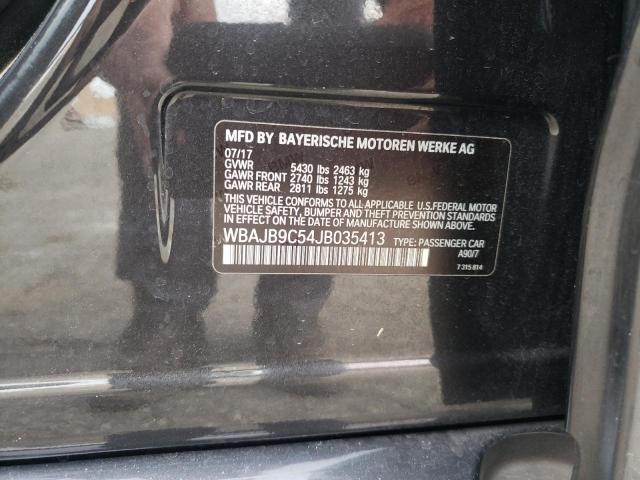 2018 BMW 550XI WBAJB9C54JB035413