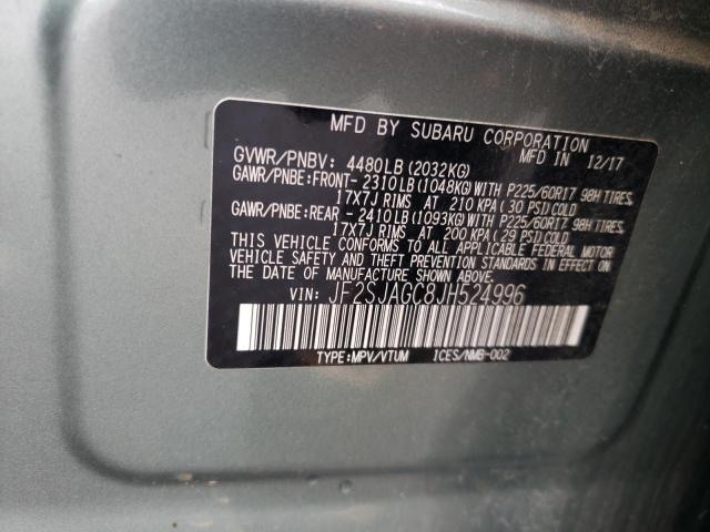 JF2SJAGC8JH524996 Subaru Forester 2.5i Premium