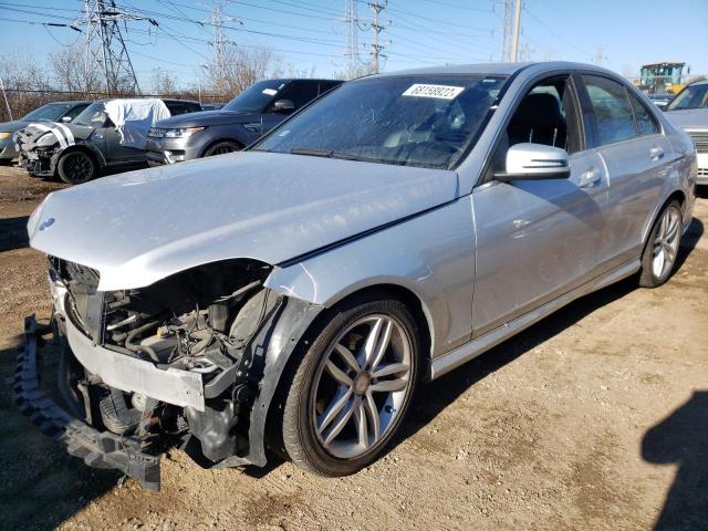 Salvage cars for sale from Copart Wheeling, IL: 2013 Mercedes-Benz C 250