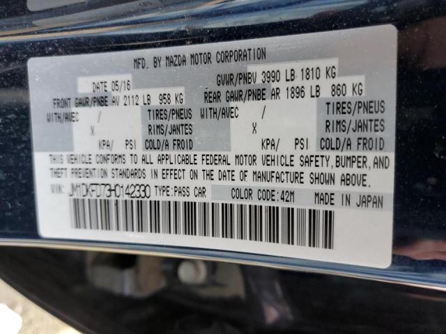 2017 MAZDA CX-3 GRAND - JM1DKFD73H0142330