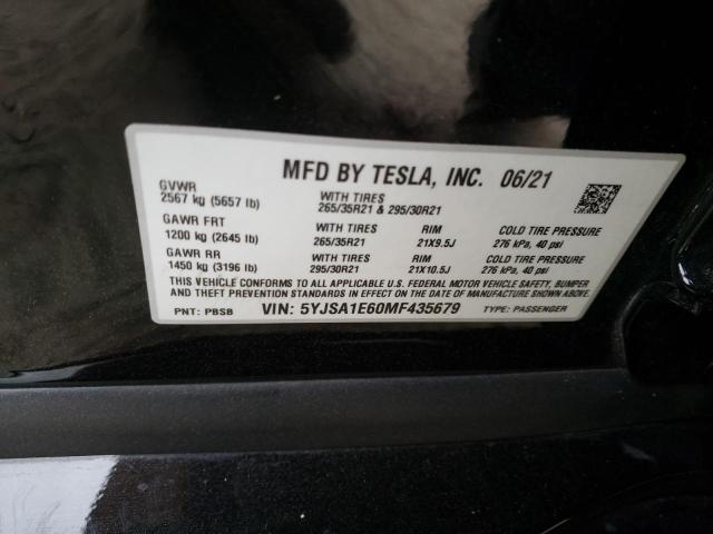 5YJSA1E60MF435679 Tesla MODEL S