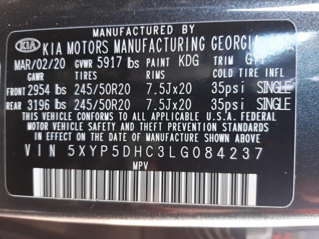 5XYP5DHC3LG084237 KIA Telluride Sx
