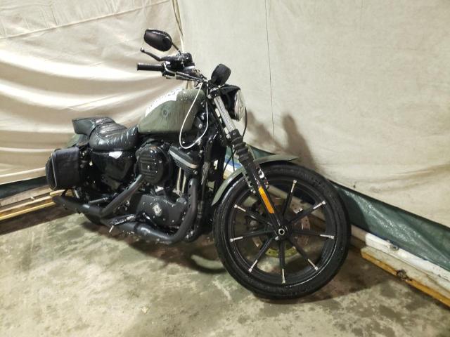 Salvage motorcycles for sale at Warren, MA auction: 2021 Harley-Davidson XL883 N