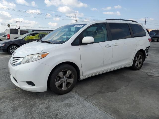 Toyota Sienna salvage cars for sale: 2017 Toyota Sienna LE