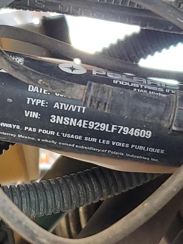 2020 POLARIS RZR XP 4 T - 3NSN4E929LF794609