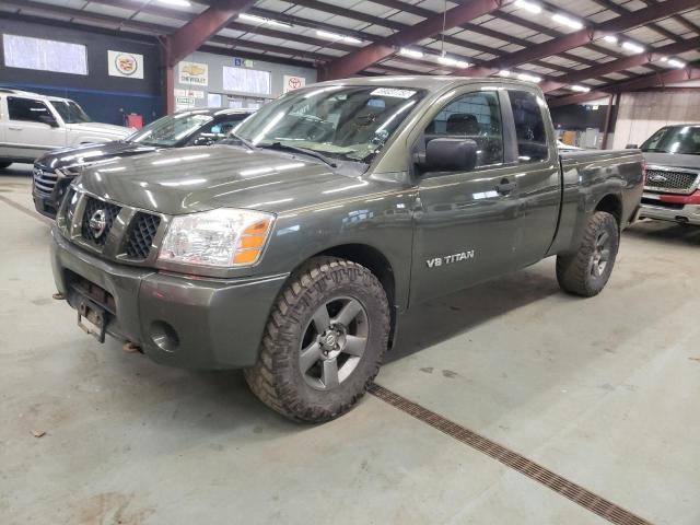 Salvage cars for sale from Copart East Granby, CT: 2005 Nissan Titan XE