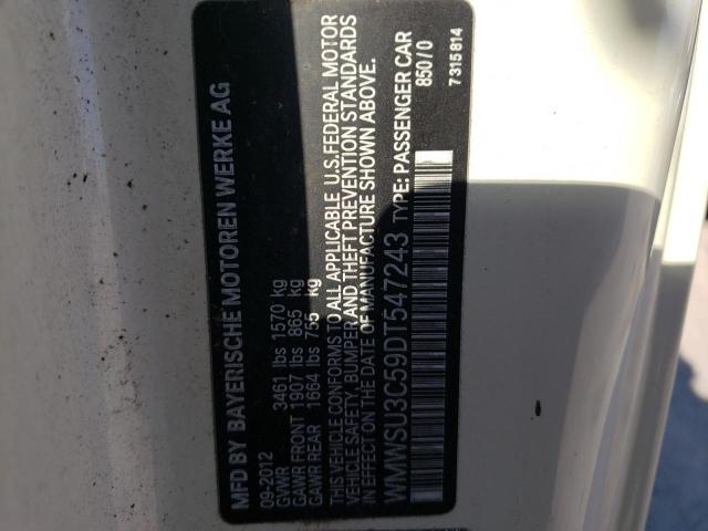 WMWSU3C59DT547243 Mini Cooper