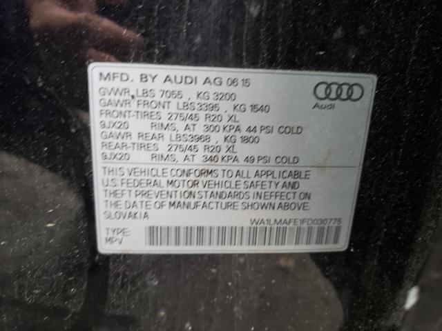 2015 AUDI Q7 TDI PRE WA1LMAFE1FD030775