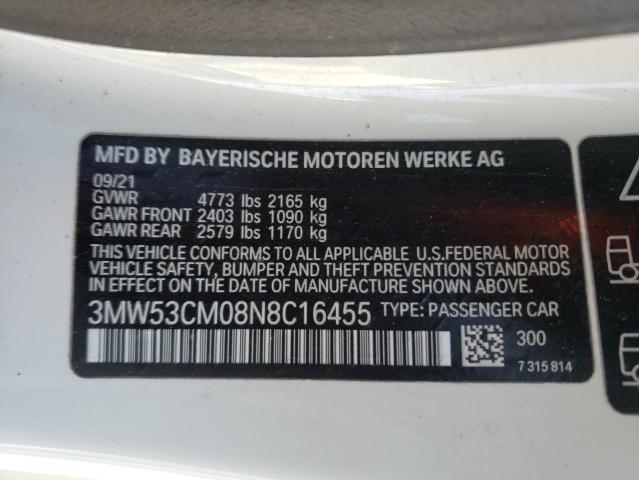 3MW53CM08N8C16455 BMW M240XI