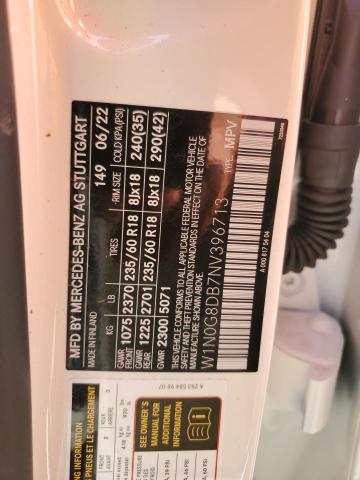 2022 MERCEDES-BENZ UK - W1N0G8DB7NV396713
