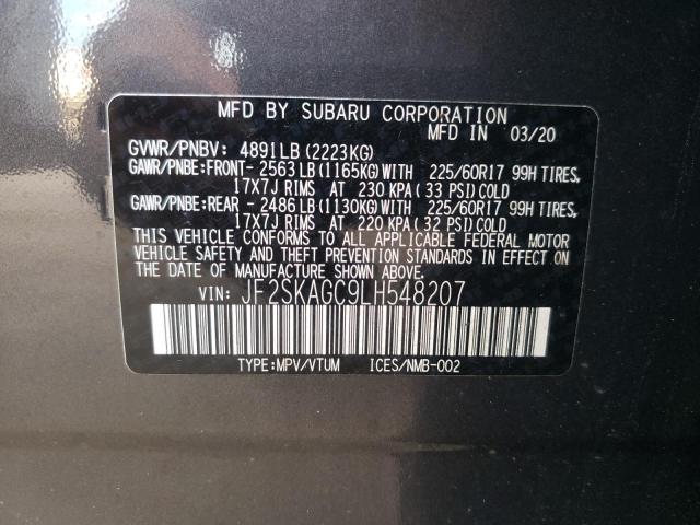 JF2SKAGC9LH548207 Subaru Forester