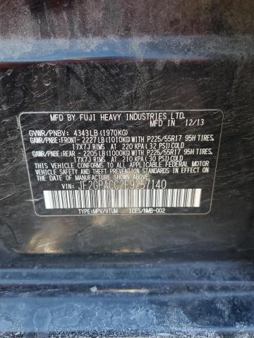 JF2GPACC2E9257140 Subaru Xv Crosstrek 2.0 Premium