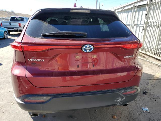 2021 TOYOTA VENZA XLE JTEAAAAH5MJ078975