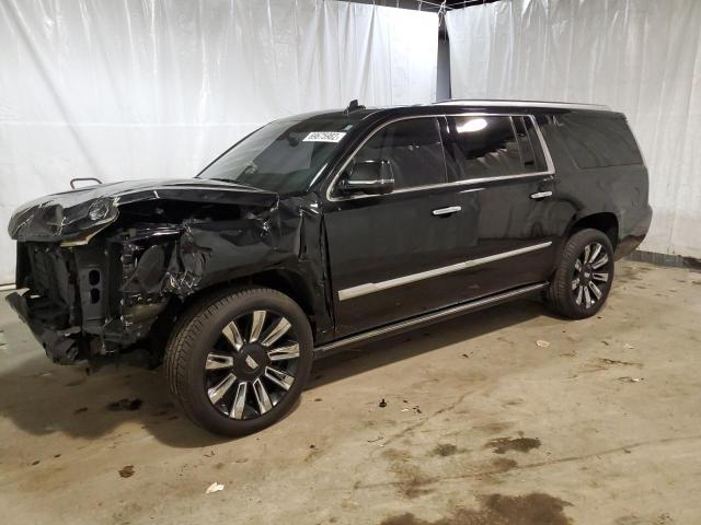 Salvage cars for sale from Copart Central Square, NY: 2020 Cadillac Escalade E