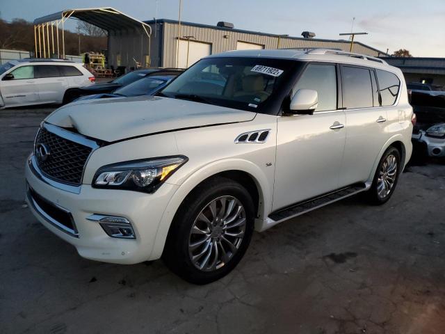 Infiniti QX80 salvage cars for sale: 2015 Infiniti QX80