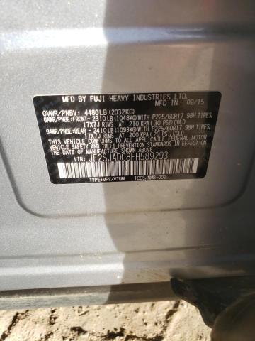 2015 SUBARU FORESTER 2 - JF2SJADC8FH589293
