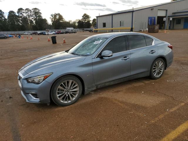 Salvage cars for sale from Copart Longview, TX: 2018 Infiniti Q50 Luxe
