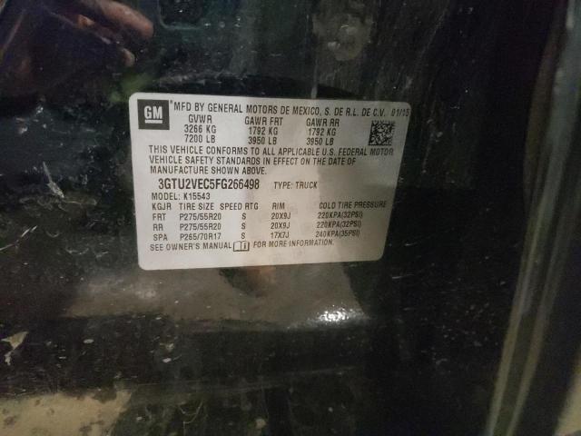 3GTU2VEC5FG266498 GMC Sierra K1500 Slt