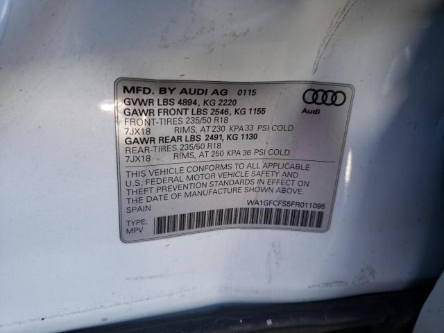 2015 AUDI Q3 PRESTIG - WA1GFCFS5FR011095