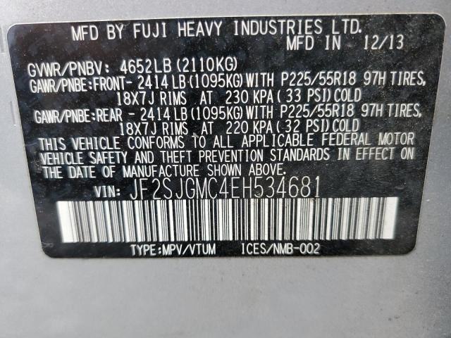 JF2SJGMC4EH534681 Subaru Forester 2.0xt Touring
