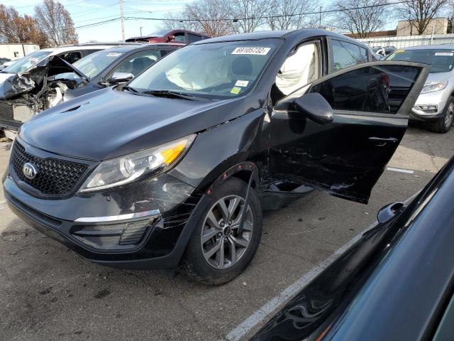 Salvage cars for sale from Copart Moraine, OH: 2015 KIA Sportage L