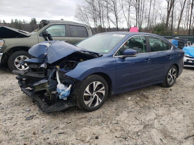 Salvage cars for sale from Copart Candia, NH: 2021 Subaru Legacy Premium