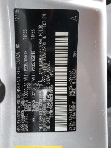 2016 LEXUS RX 2T2BZMCA9GC010984