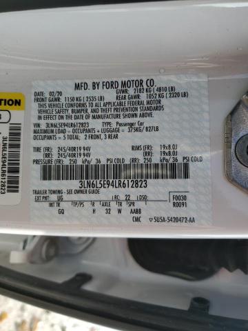 3LN6L5E94LR612823 Lincoln Mkz Reserve