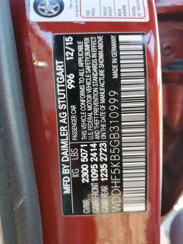 WDDHF5KB5GB310999 Mercedes-Benz E 350