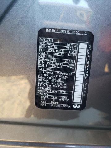2022 INFINITI QX55 LUXE 3PCAJ5J33NF101730