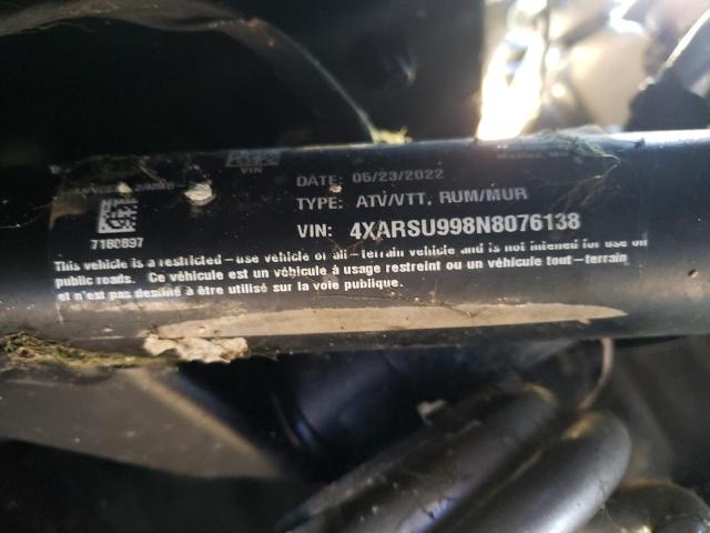 2022 POLARIS RANGER CRE 4XARSU998N8076138