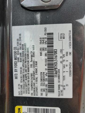 2020 FORD MUSTANG - 1FA6P8TH3L5167083
