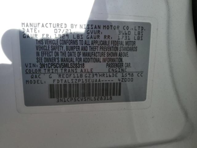 2021 NISSAN KICKS SV - 3N1CP5CV5ML528318