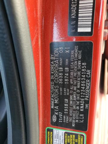 KNADE123486341858 KIA RIO BASE